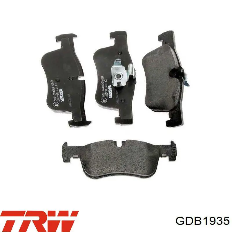 Купить GDB1935 TRW Колодки тормозные