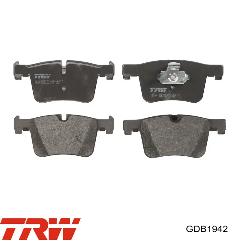 Передние тормозные колодки GDB1942 TRW