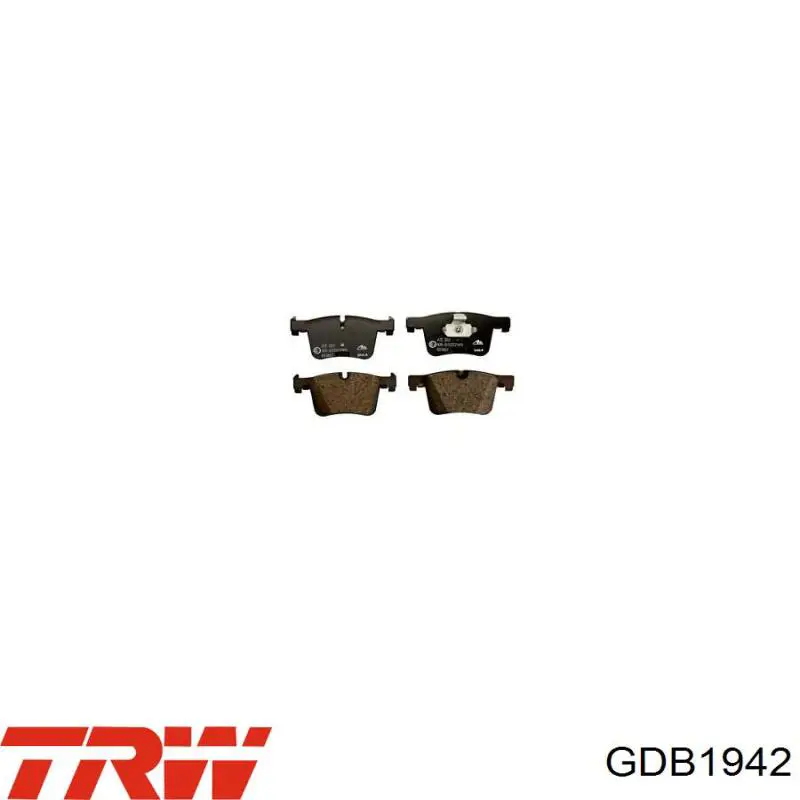 Купить GDB1942 TRW Колодки тормозные