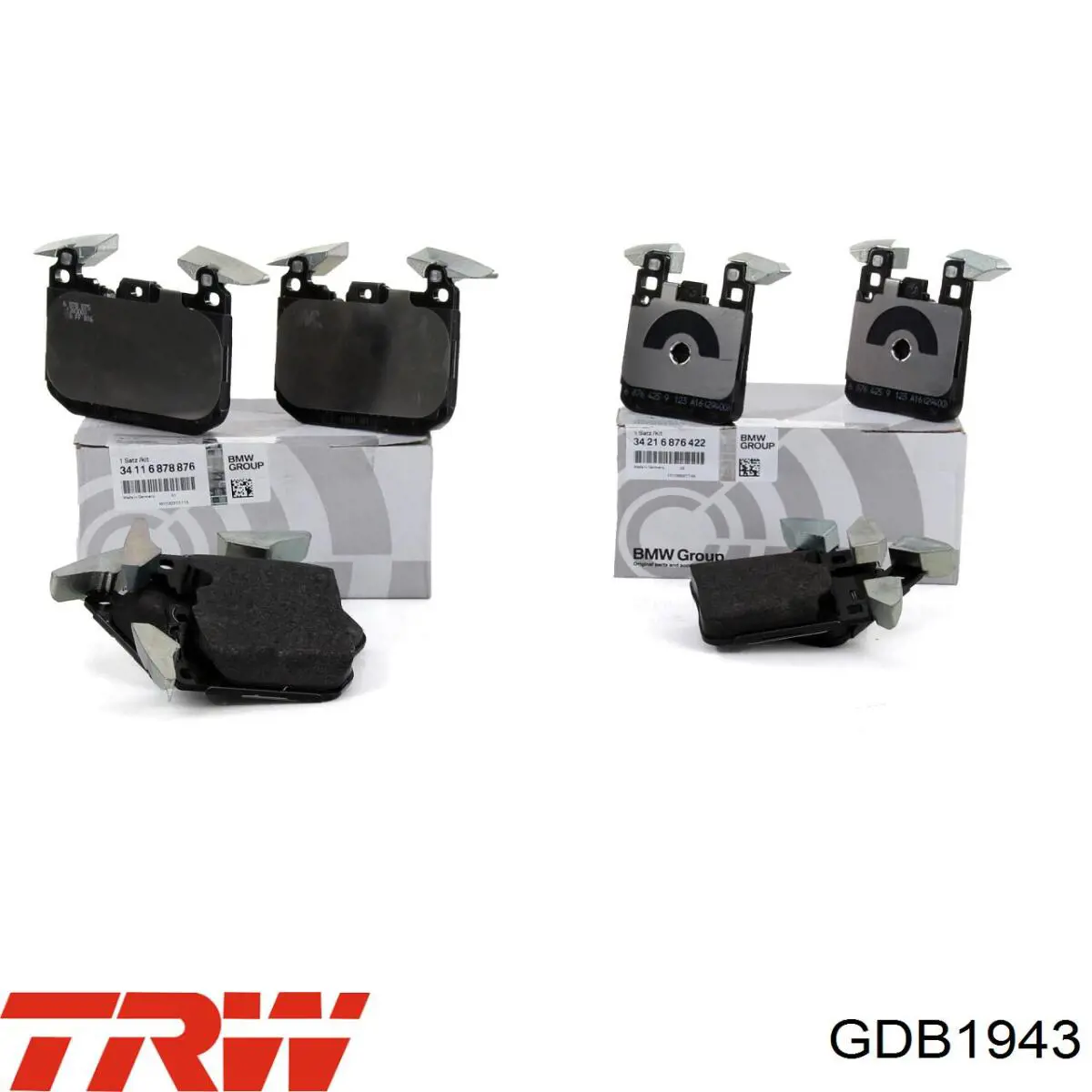 Колодки TRW GDB1943 цена, от 62.06 USD