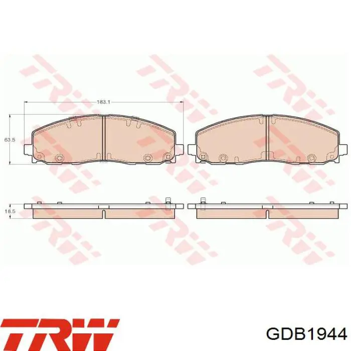 Купить 161589 Power Stop Колодки тормозные