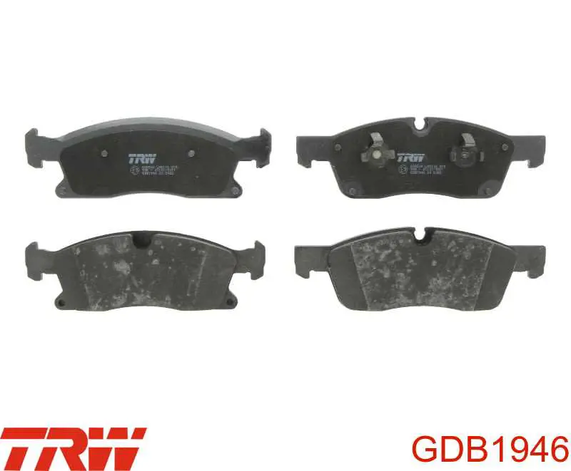 Передние тормозные колодки GDB1946 TRW