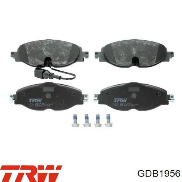 Купить GDB1956 TRW Колодки тормозные