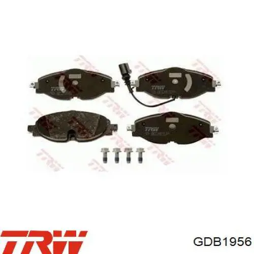 Передние тормозные колодки GDB1956 TRW
