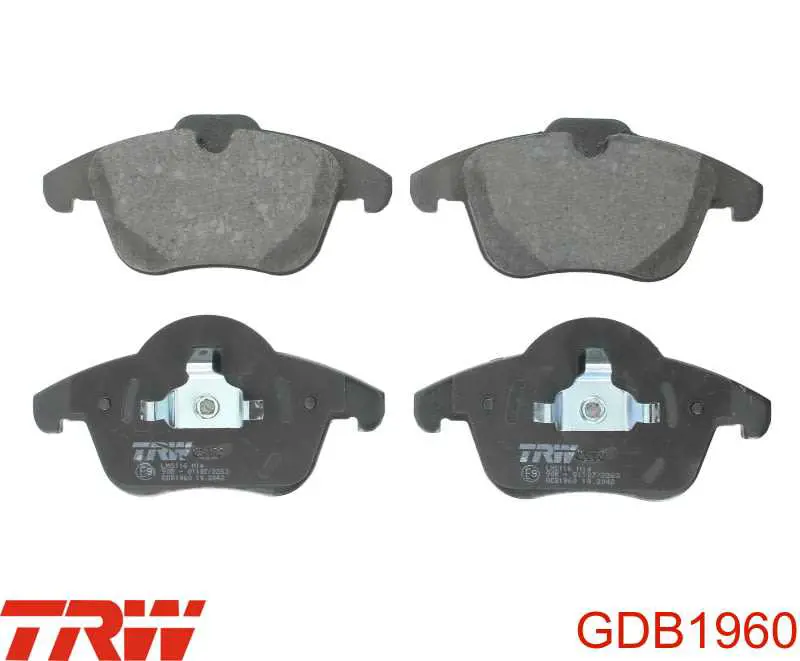Передние тормозные колодки GDB1960 TRW