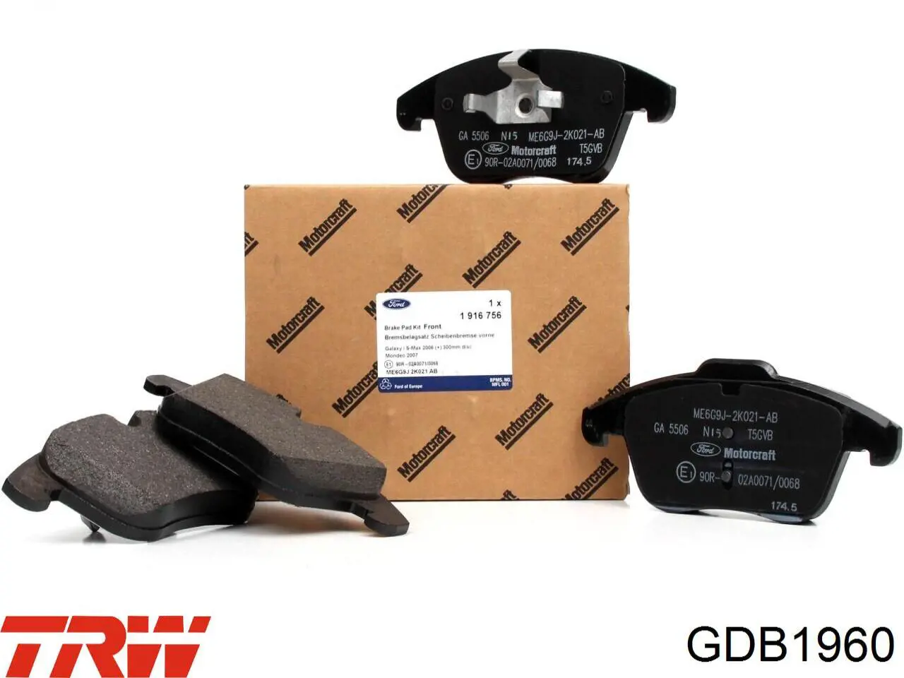 Колодки TRW GDB1960 цена, от 40.61 USD