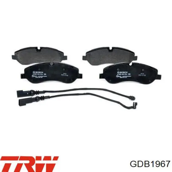 Тормозные колодки TRW GDB1967