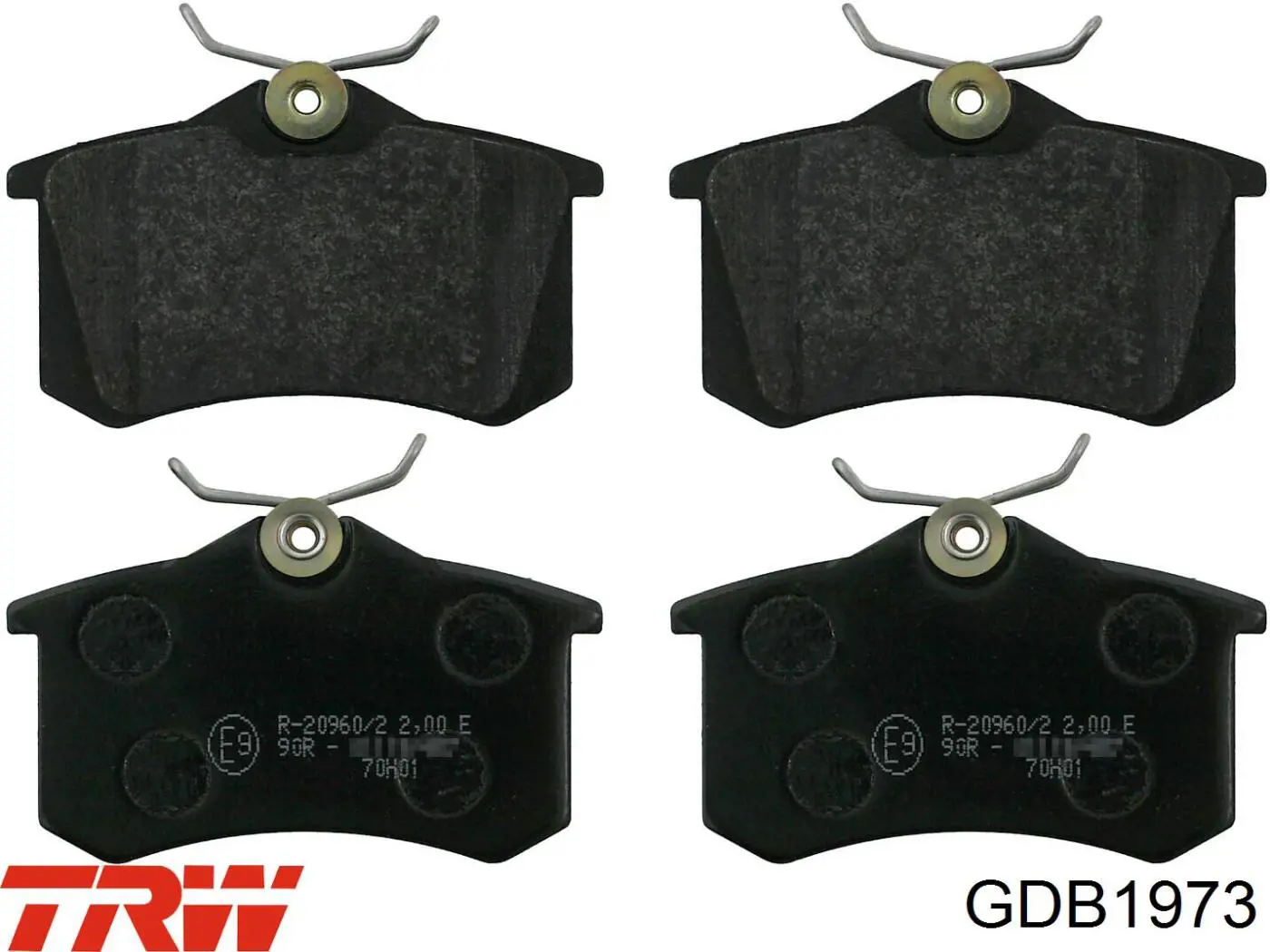 Задние дисковые колодки TRW GDB1973