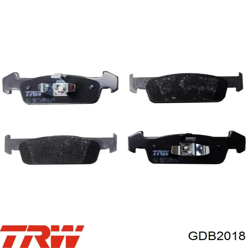 Передние тормозные колодки GDB2018 TRW