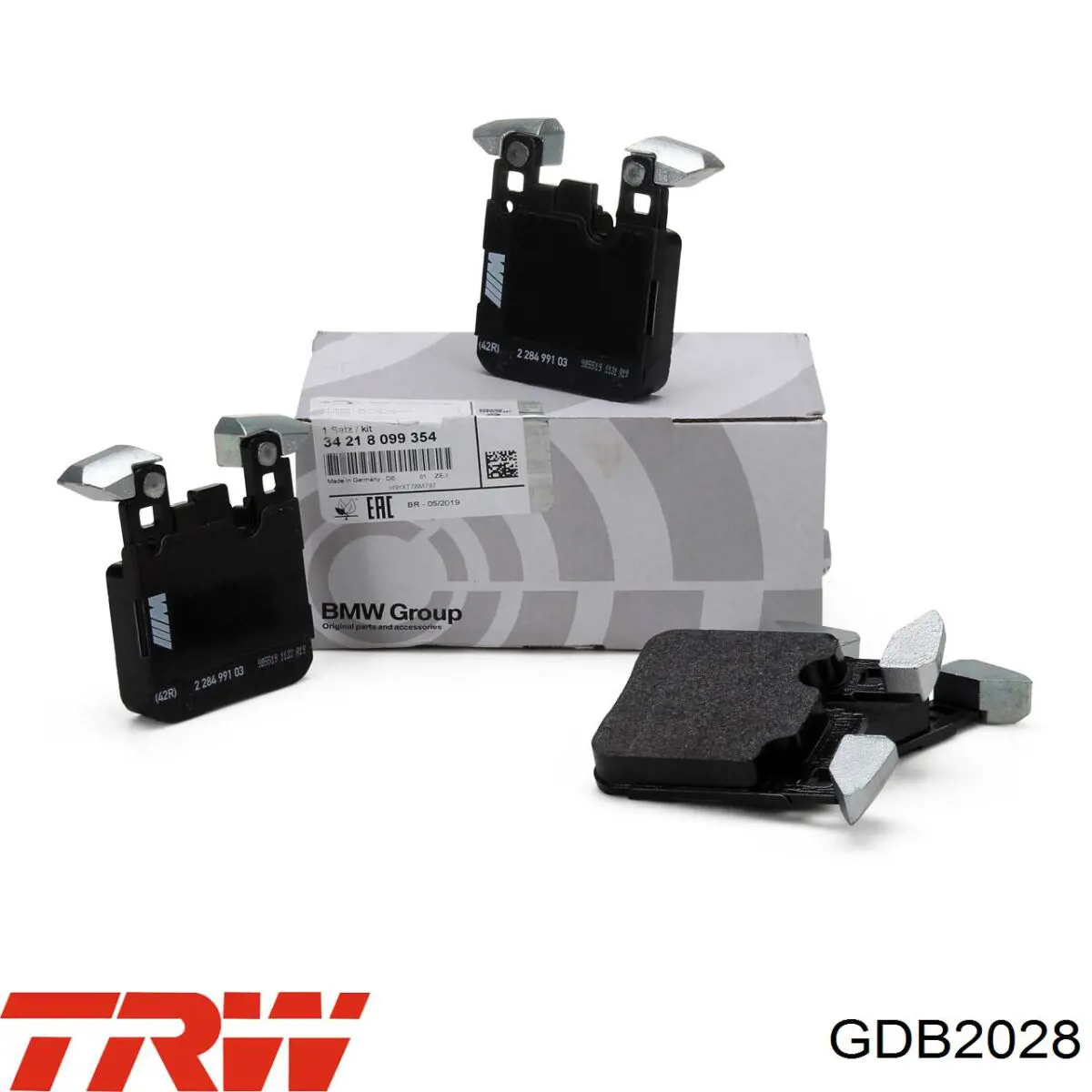 Задние дисковые колодки TRW GDB2028