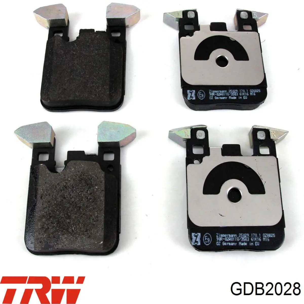 Задние тормозные колодки GDB2028 TRW
