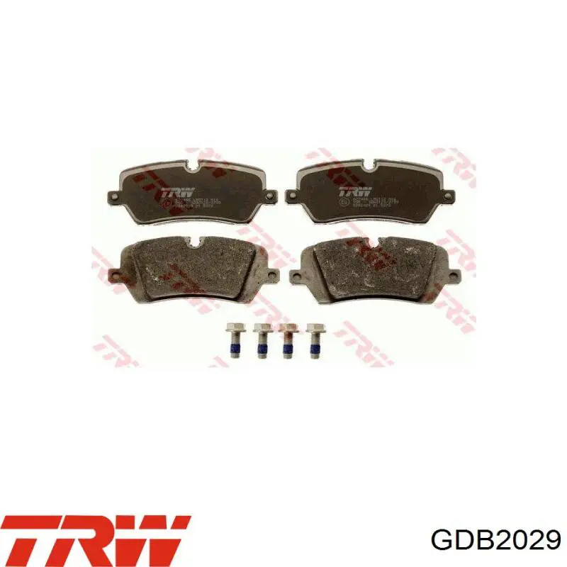 Задние тормозные колодки GDB2029 TRW