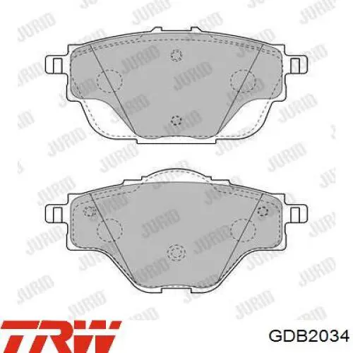 ADP154252 Blue Print Колодки тормозные дисковые комплект