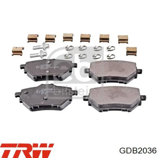Задние тормозные колодки BPD1158 Jurid/Bendix