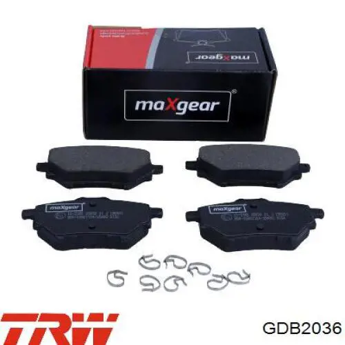 Колодки дисковые  TRW GDB2036 цена, от 34.71 USD