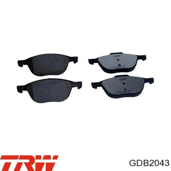 Передние тормозные колодки GDB2043 TRW