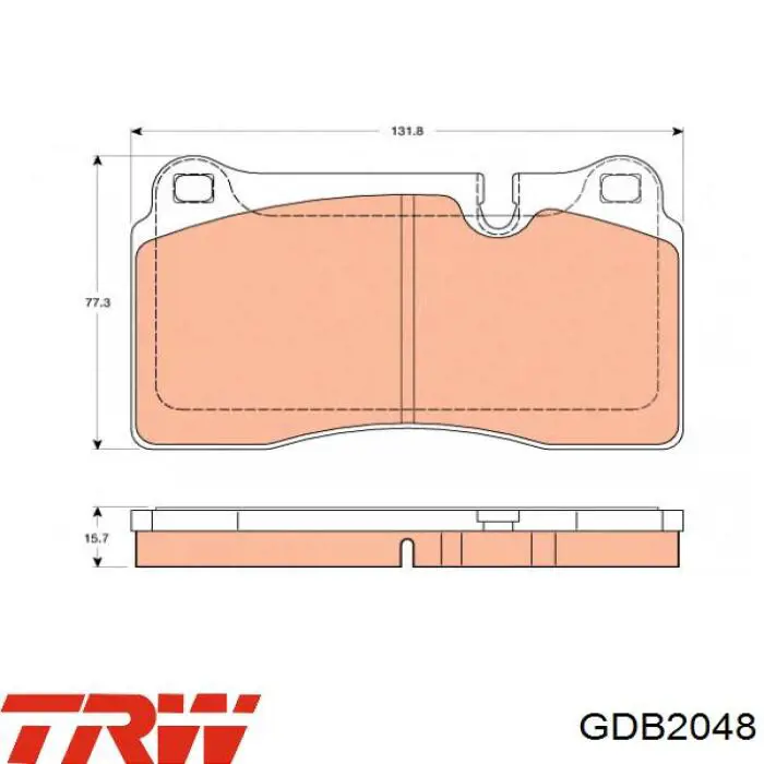 Передние тормозные колодки 302423 VALEO