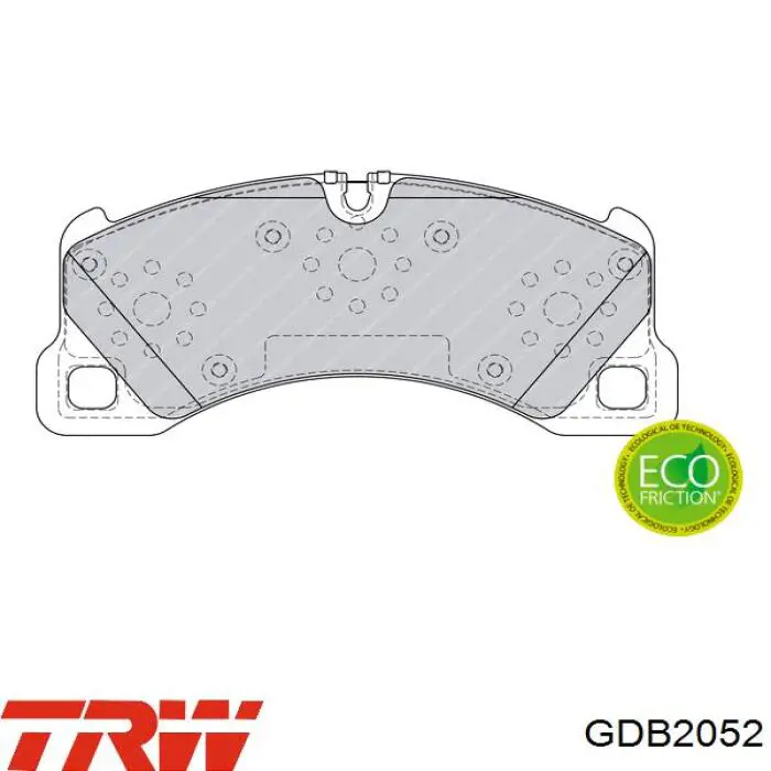 Передние тормозные колодки 161349 Power Stop