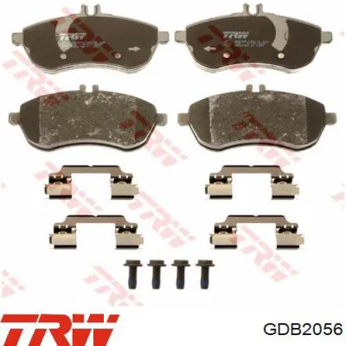 Купить GDB2056 TRW Колодки тормозные