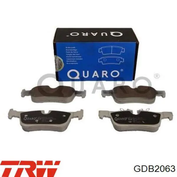 Колодки дисковые  TRW GDB2063 цена, от 36.28 USD