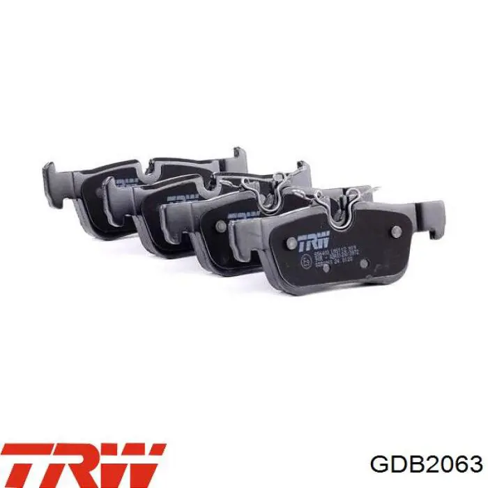 Задние тормозные колодки GDB2063 TRW