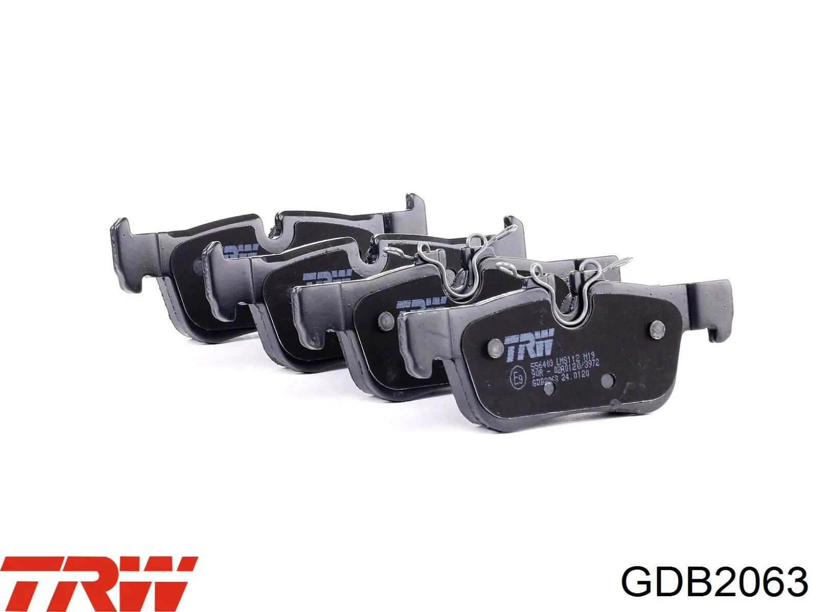 Купить GDB2063 TRW Колодки тормозные задние, дисковые