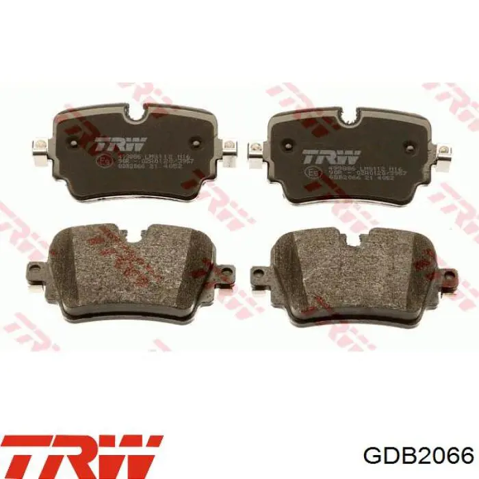 Колодки дисковые  TRW GDB2066 цена, от 50.88 USD