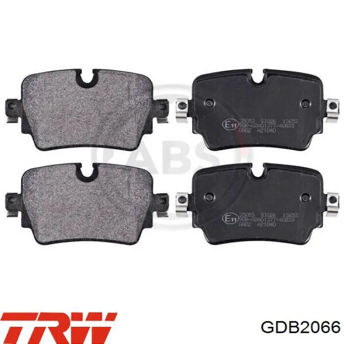 Купить GDB2066 TRW Колодки тормозные задние, дисковые