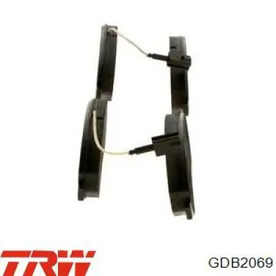 Колодки TRW GDB2069 цена, от 49.43 USD