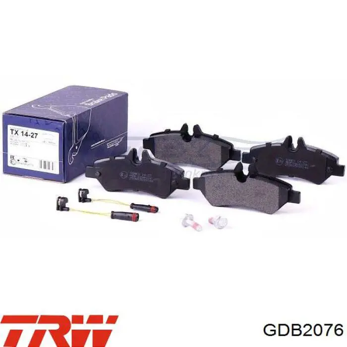 Задние дисковые колодки TRW GDB2076