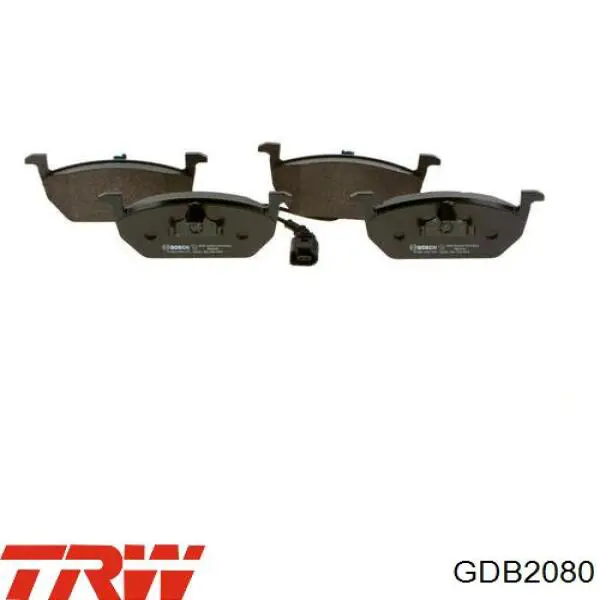 Тормозные колодки TRW GDB2080
