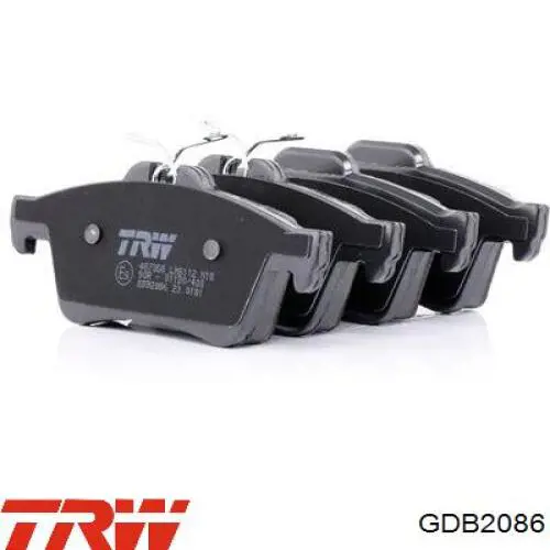 Купить GDB2086 TRW Колодки тормозные задние, дисковые