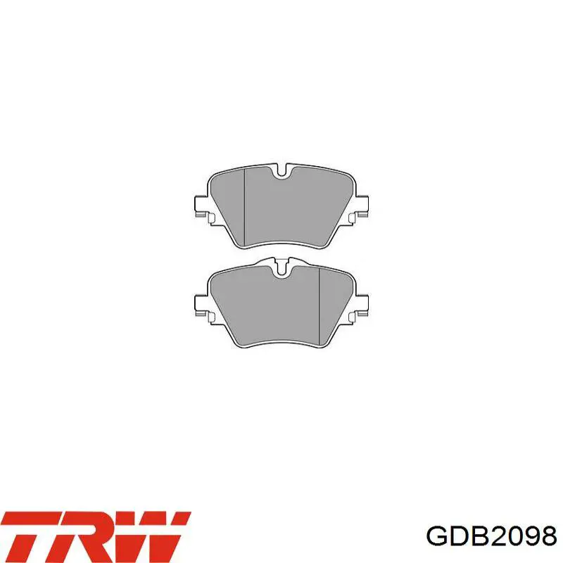 Колодки TRW GDB2098 цена, от 51.39 USD