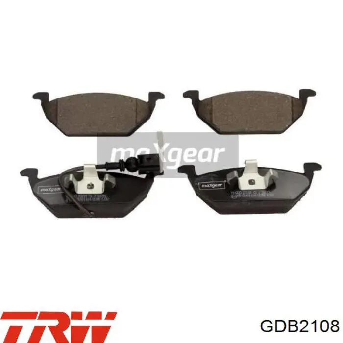 Передние тормозные колодки GDB2108 TRW