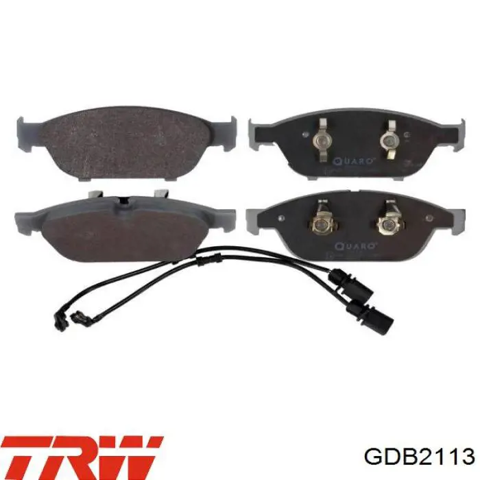 Купить GDB2113 TRW Колодки тормозные