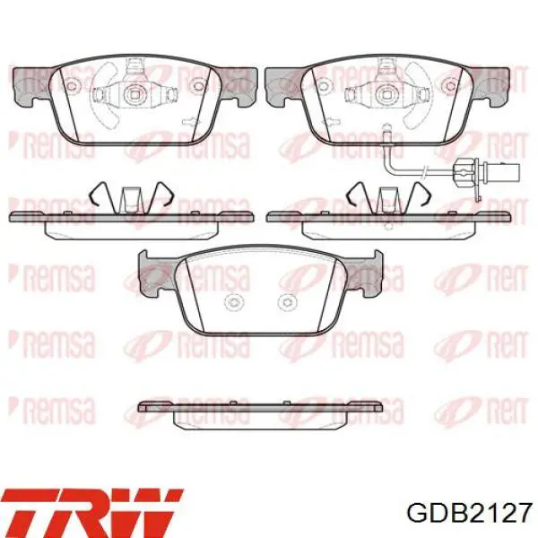 Тормозные колодки TRW GDB2127
