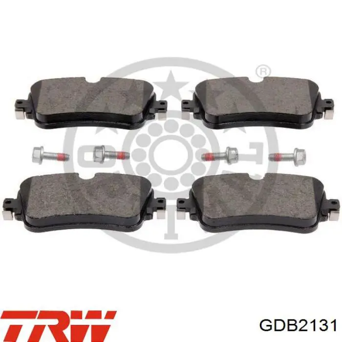 Купить GDB2131 TRW Колодки тормозные задние, дисковые