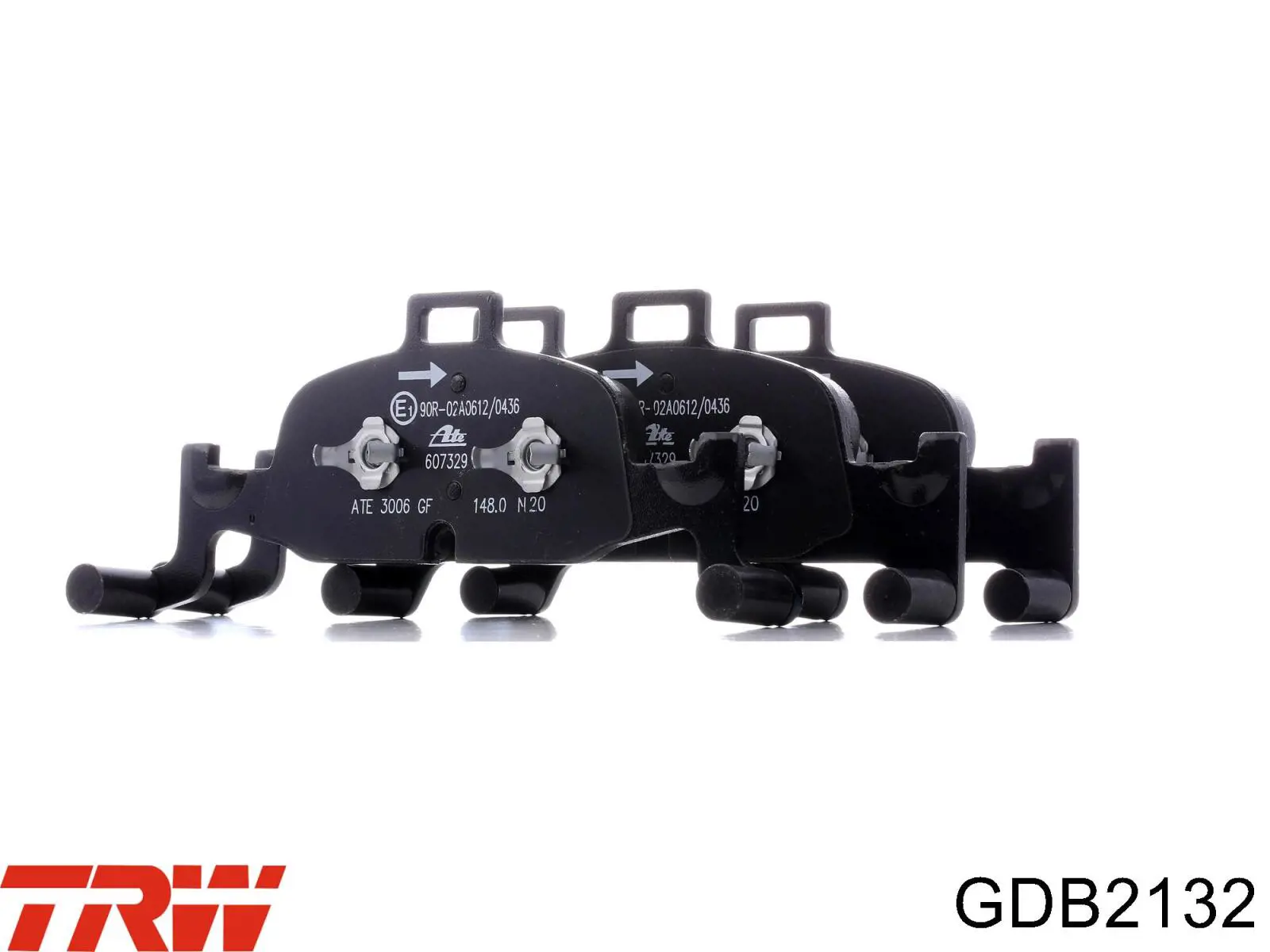 GDB2132 TRW Колодки тормозные дисковые комплект