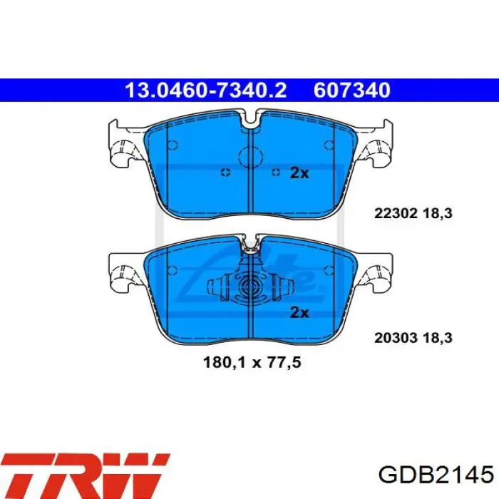 Купить LP3187 Delphi Колодки тормозные