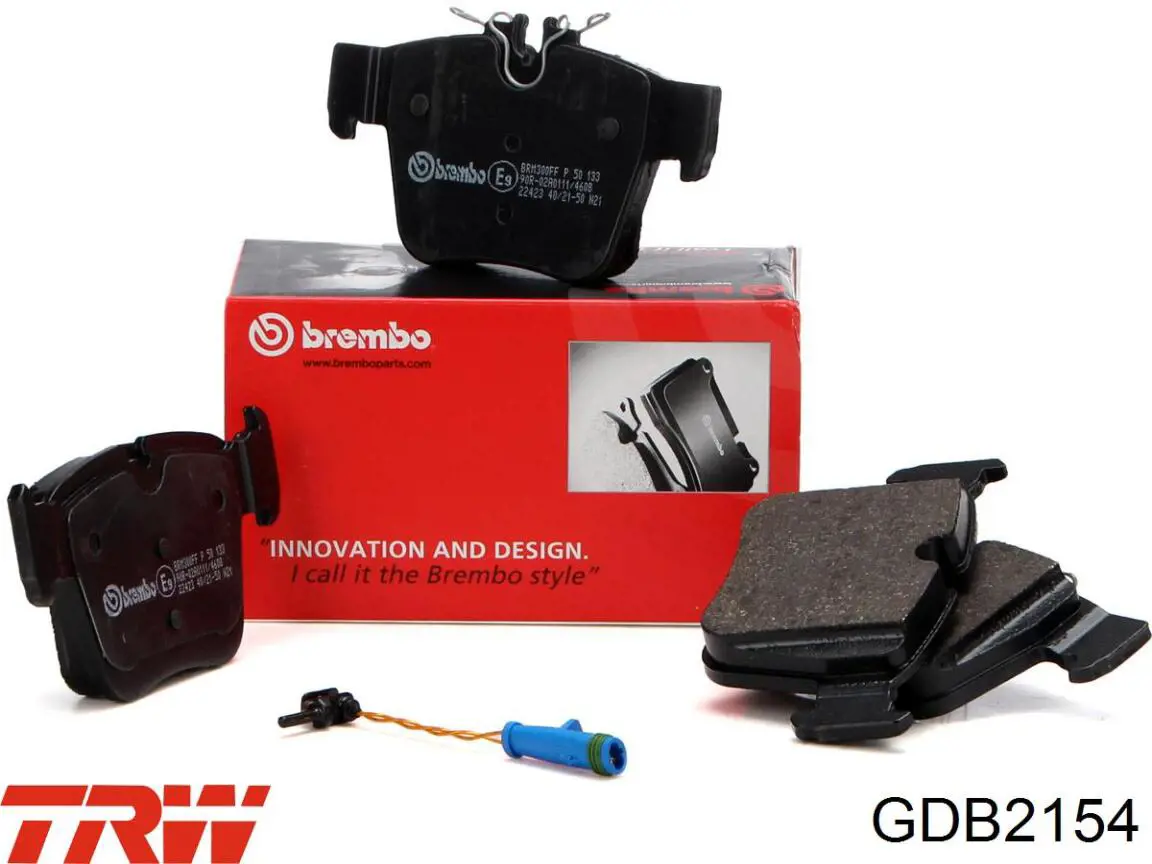 Купить GDB2154 TRW Колодки тормозные задние, дисковые