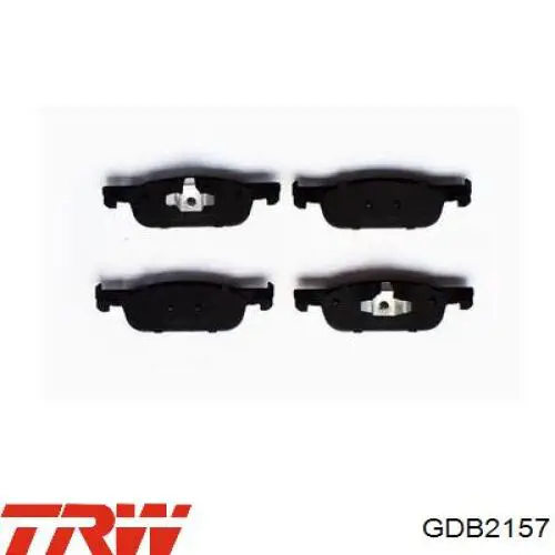 Передние тормозные колодки RP2157 Raiso