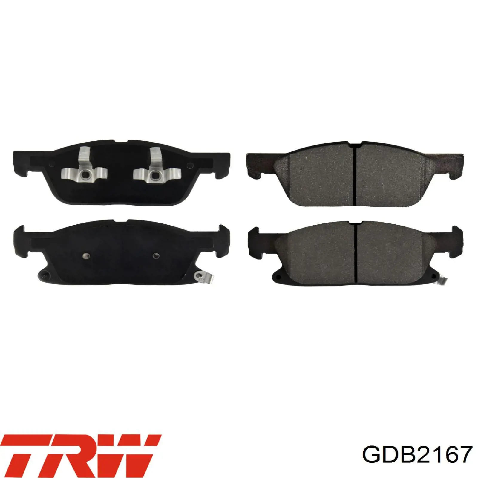 Передние тормозные колодки 161818B Power Stop