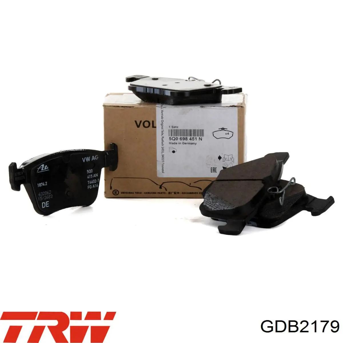 Задние тормозные колодки LP3845 Delphi