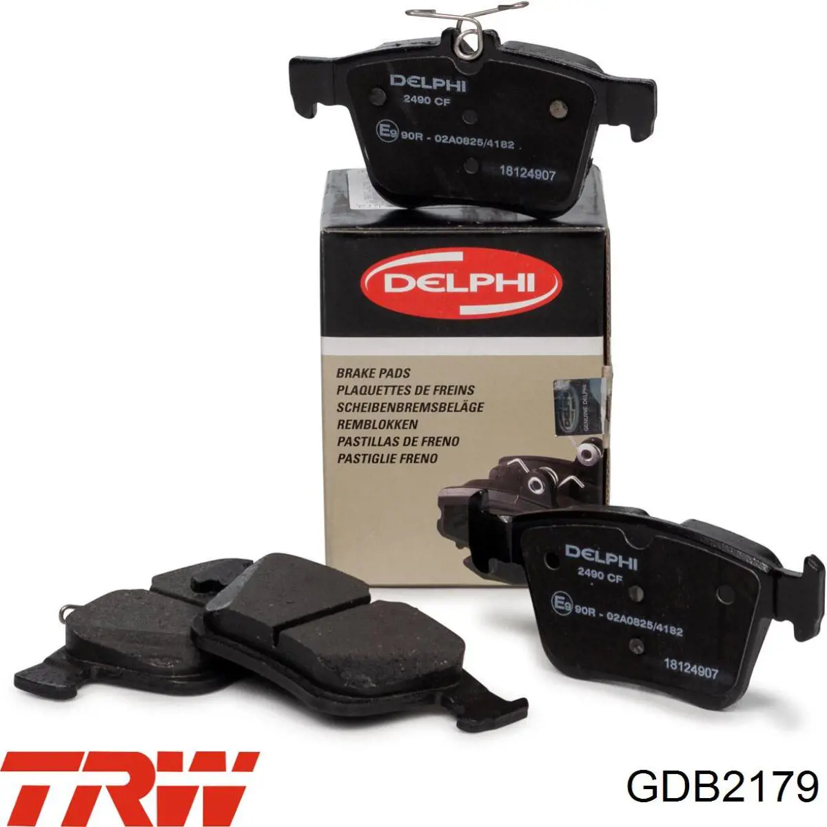 Купить LP3845 Delphi Колодки тормозные задние, дисковые