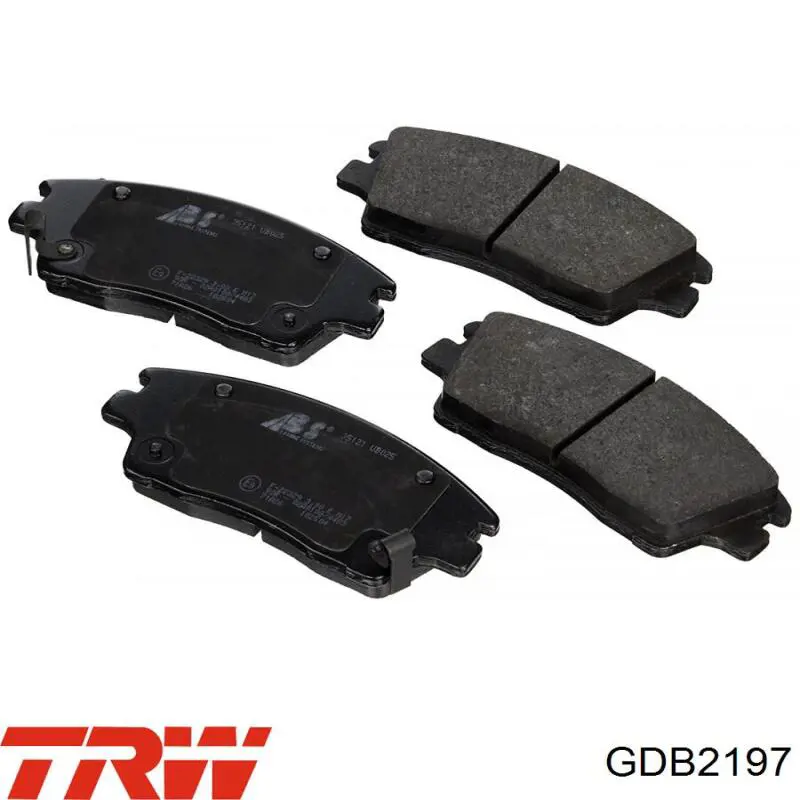 Купить GDB2197 TRW Колодки тормозные