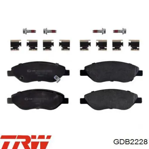 Колодки TRW GDB2228 цена, от 38.53 USD