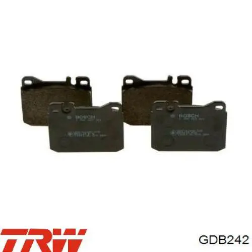 Тормозные колодки TRW GDB242