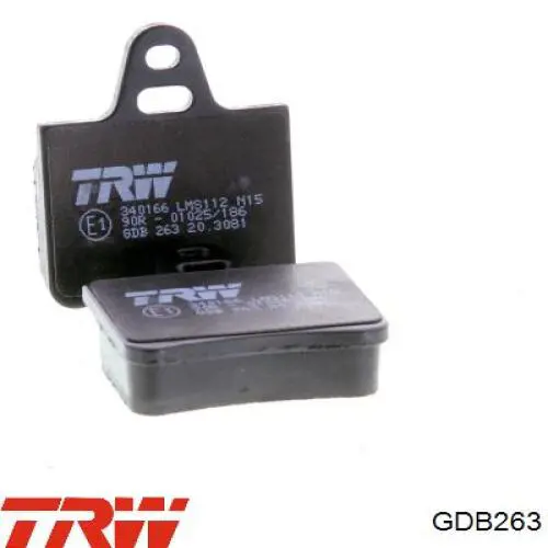 Купить LP229 Delphi Колодки тормозные задние, дисковые