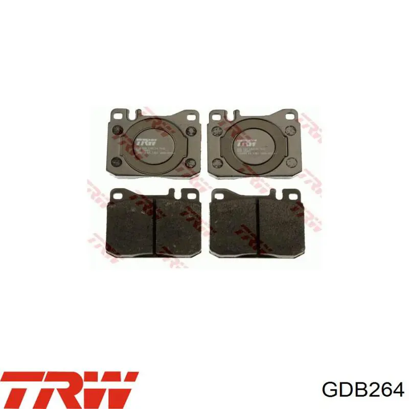 Передние тормозные колодки GDB264 TRW