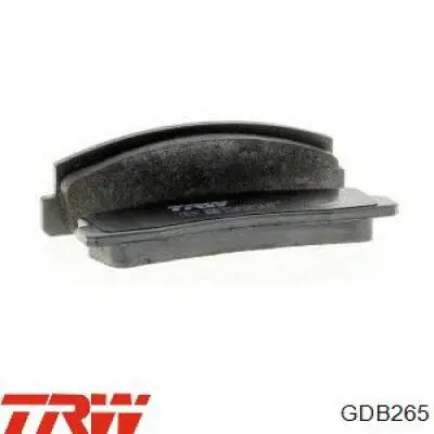 GDB265 TRW колодки тормозные передние дисковые